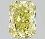 0.91 carat Radiant diamond  Yellow IF Excellent