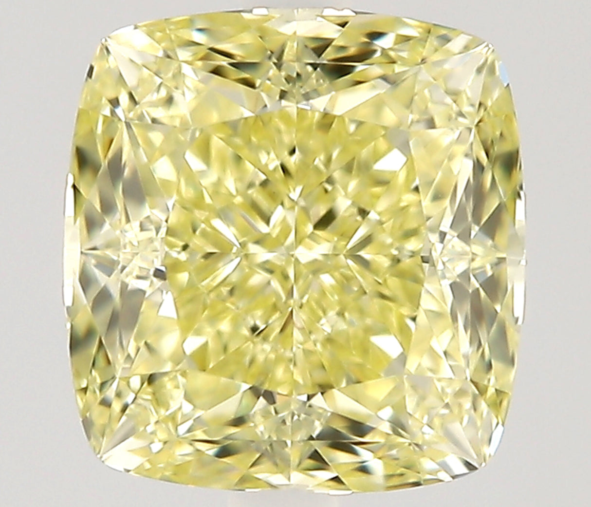 1.00 carat Cushion diamond  Yellow VS1 Excellent