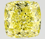 1.08 carat Cushion diamond  Yellow VS1 Excellent