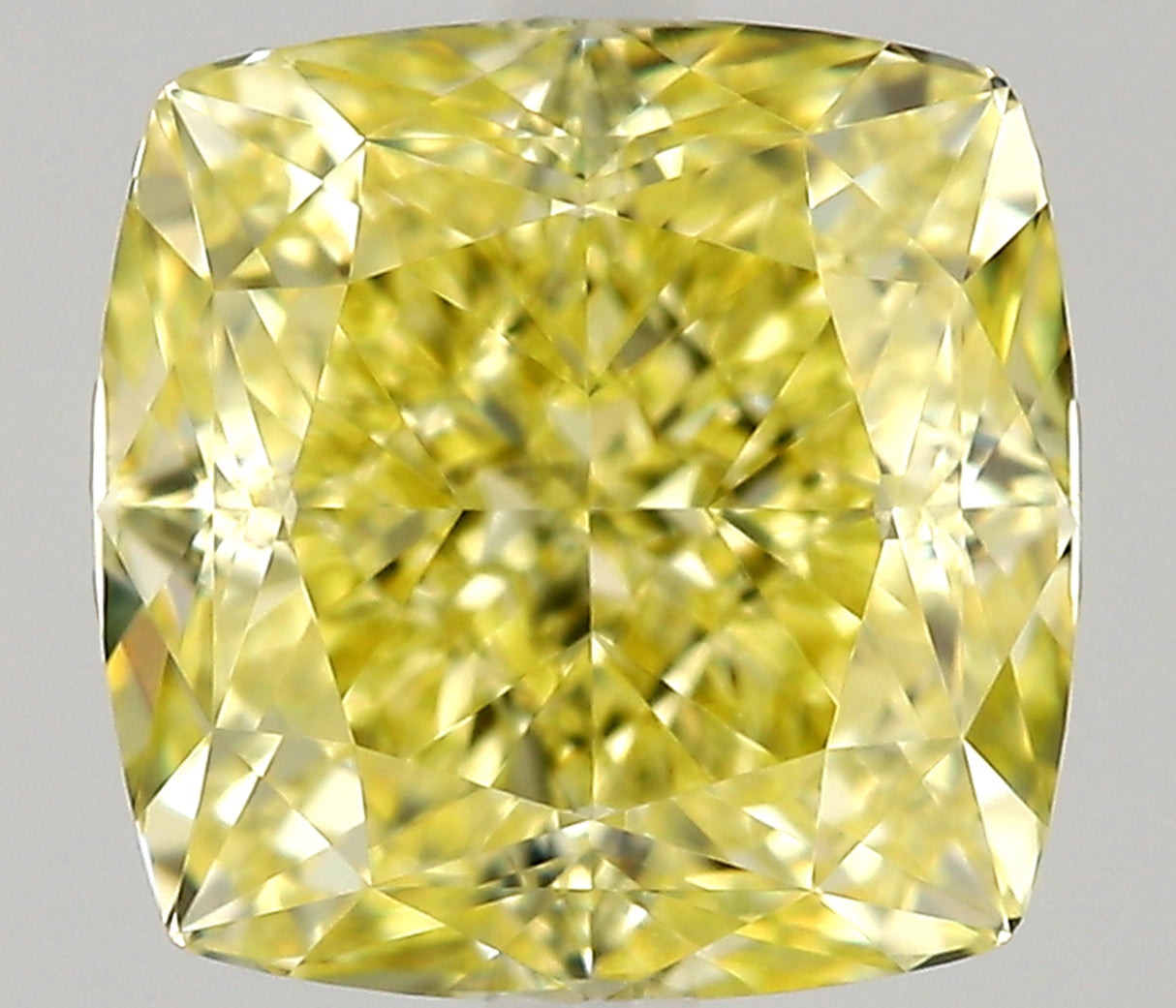 1.10 carat Cushion diamond  Yellow VVS1 Excellent