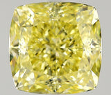 1.10 carat Cushion diamond  Yellow VVS1 Excellent