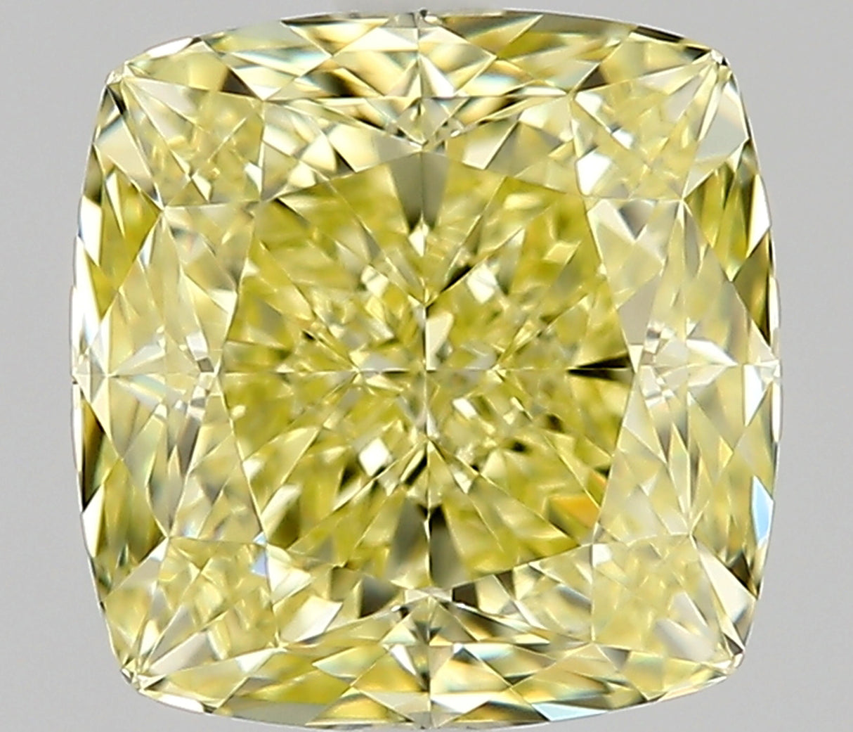 1.17 carat Cushion diamond  Yellow VVS2 Excellent