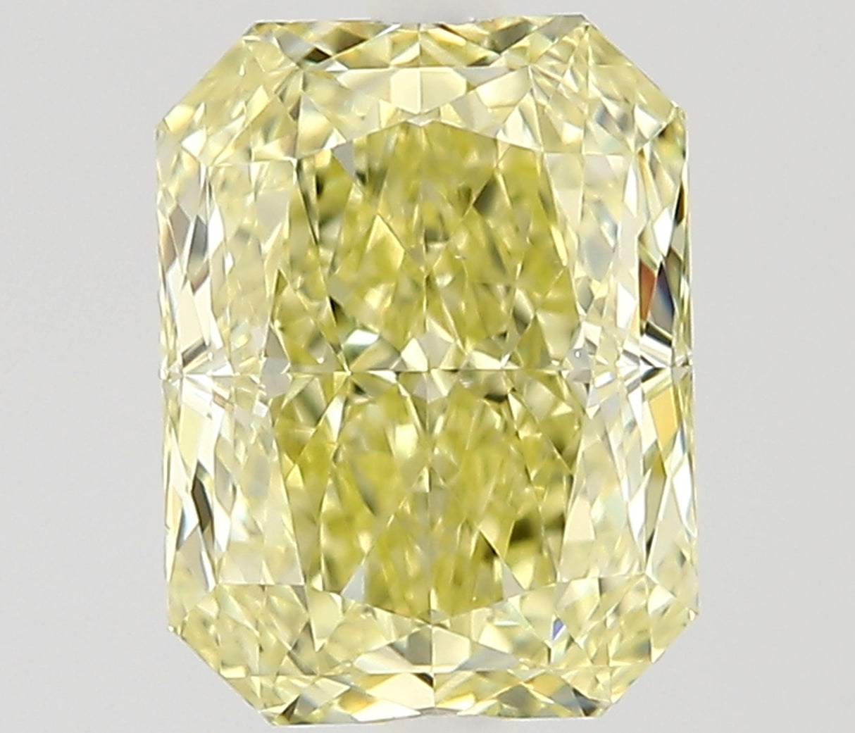 0.90 carat Radiant diamond  Yellow VVS2 Excellent
