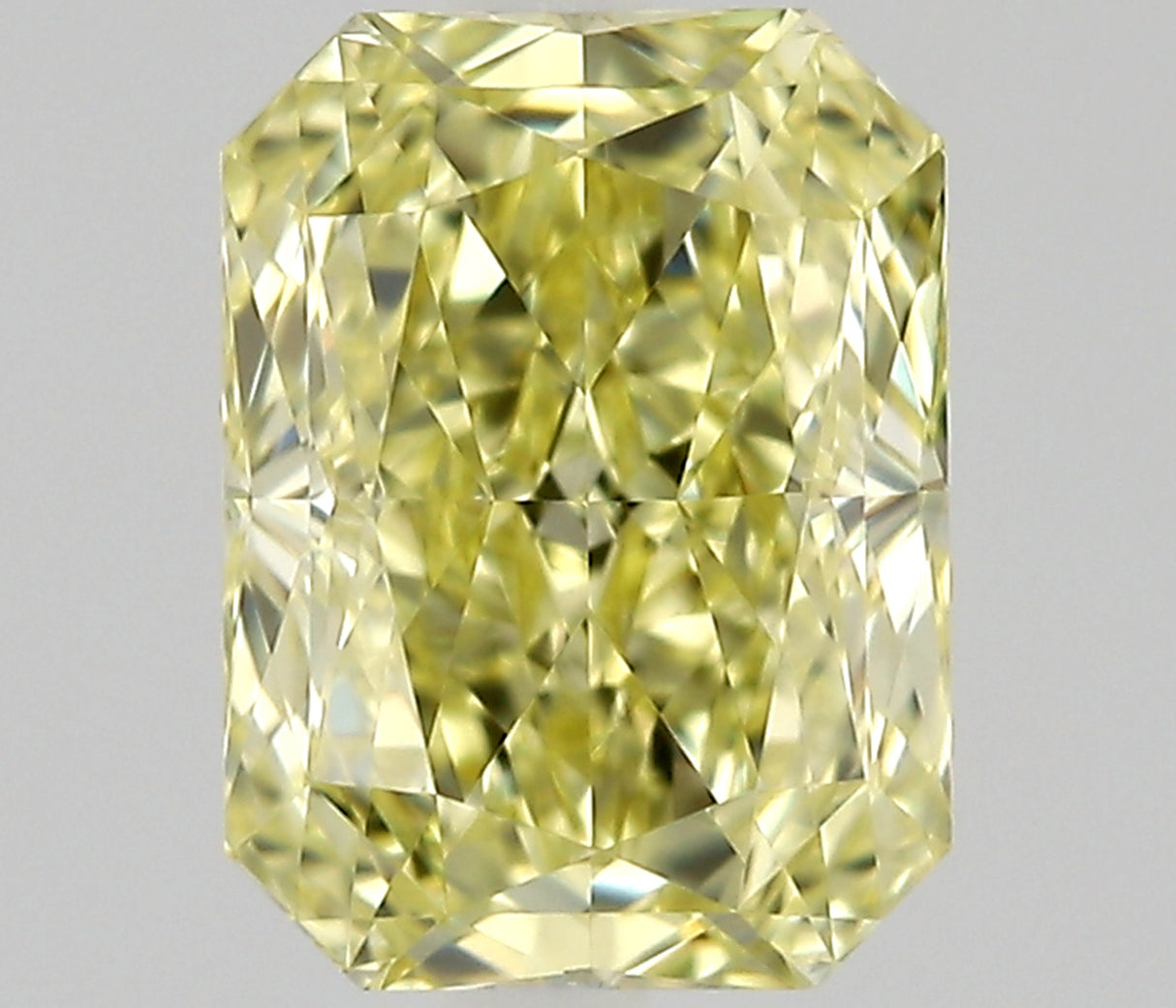 0.63 carat Radiant diamond  Yellow VVS2 Excellent