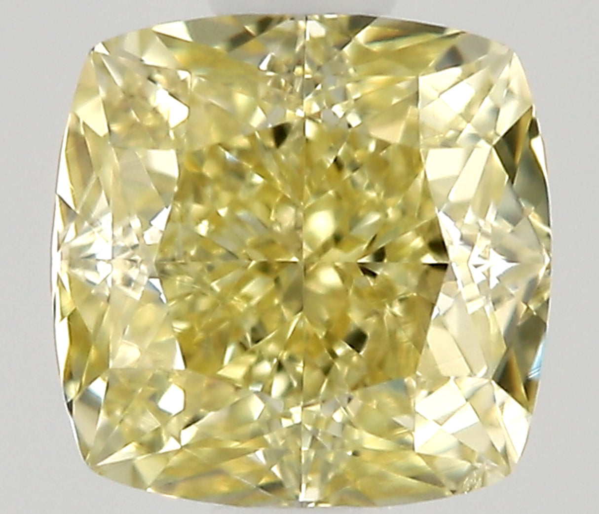 0.51 carat Cushion diamond  Yellow SI1 Excellent