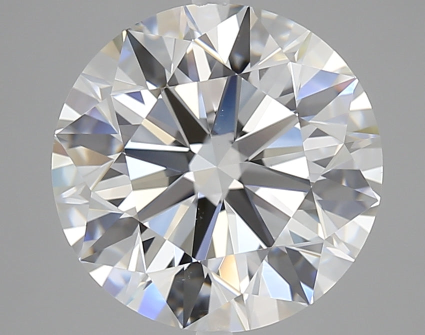 4.05 carat Round diamond F  VS2 Excellent