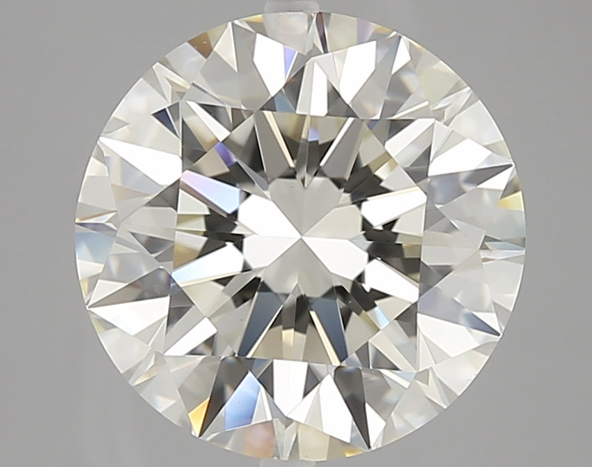 5.05 carat Round diamond J  VVS2 Excellent