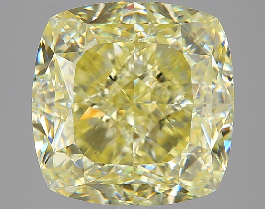 5.09 carat Cushion diamond  Yellow VS1