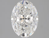 2.50 carat Oval diamond F  SI2