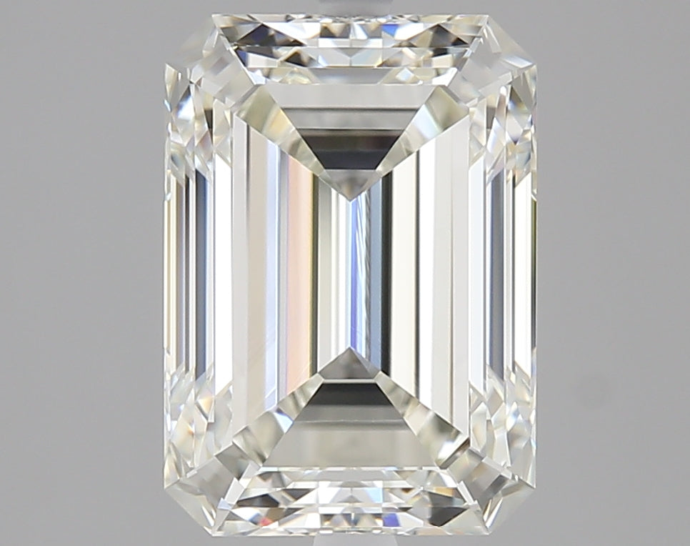 3.03 carat Emerald diamond H  VVS2
