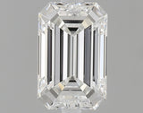 0.70 carat Emerald diamond F  VS2