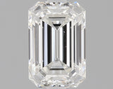 0.62 carat Emerald diamond F  VS2
