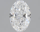 0.50 carat Oval diamond D  SI1