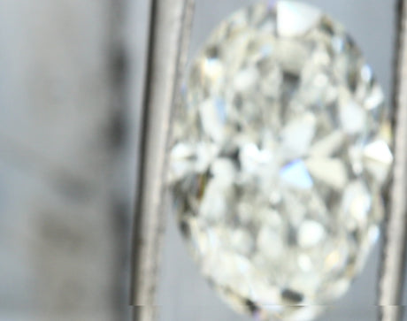 3.70 carat Oval diamond J SI1 