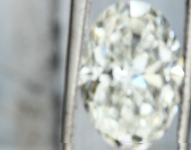 3.70 carat Oval diamond J SI1 