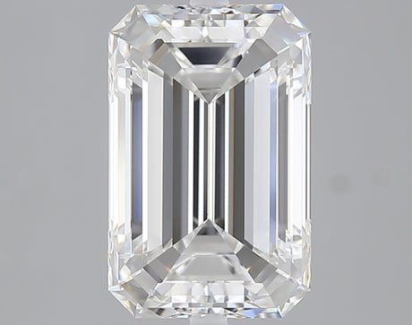 3.02 carat Emerald diamond D  VS1 