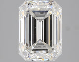 3.02 carat Emerald diamond F  VS2