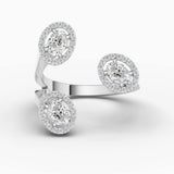 18K White Gold, 14K White Gold