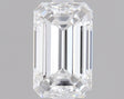 0.50 carat Emerald diamond D VVS2 