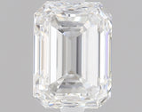 1.00 carat Emerald diamond E VVS2 