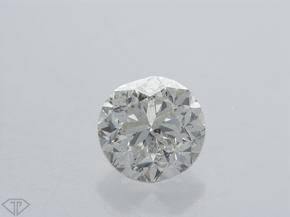 0.70 carat Round diamond K  I1 Fair