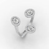 18K White Gold, 14K White Gold