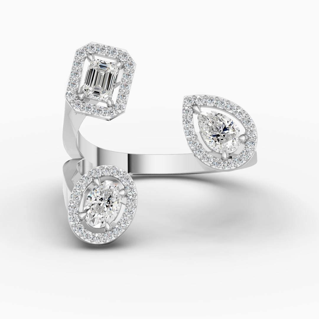 18K White Gold, 14K White Gold