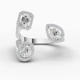 18K White Gold, 14K White Gold