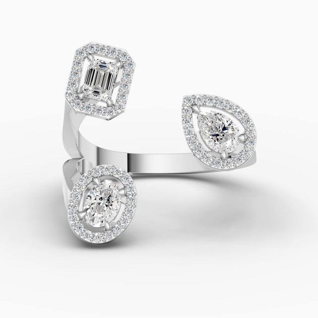 18K White Gold, 14K White Gold