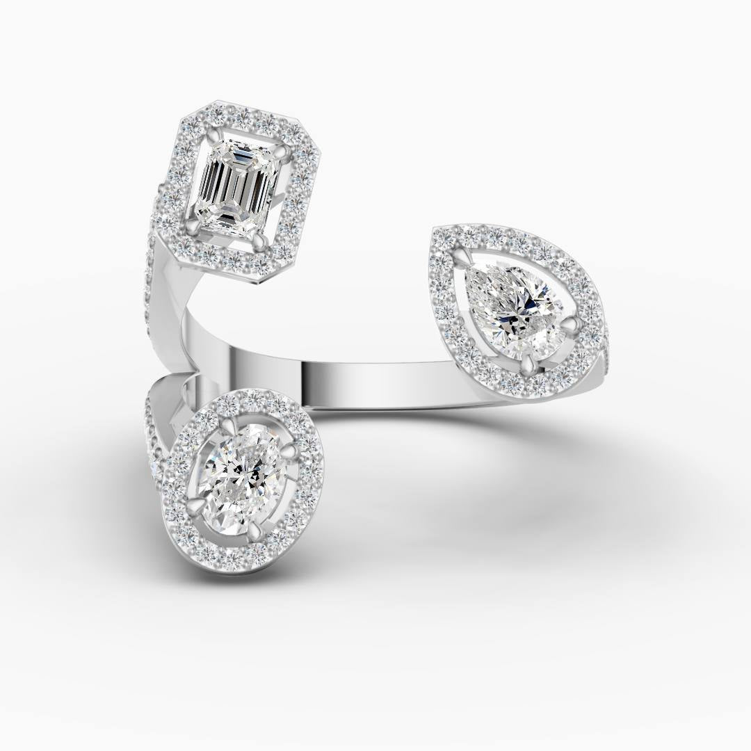 18K White Gold, 14K White Gold