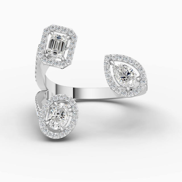 18K White Gold, 14K White Gold