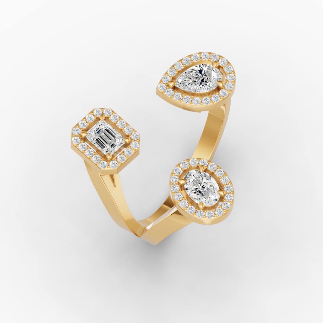 18K Yellow Gold, 14K Yellow Gold