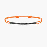 Black Diamond Bar Cord Bracelet