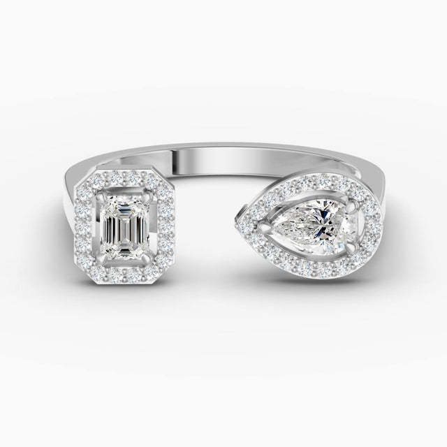 18K White Gold, 14K White Gold