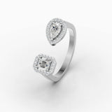 18K White Gold, 14K White Gold