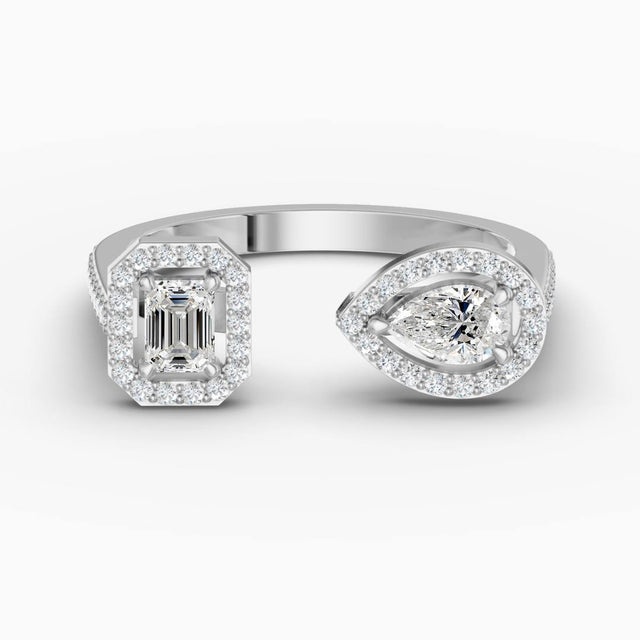18K White Gold, 14K White Gold