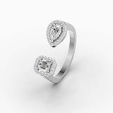 18K White Gold, 14K White Gold
