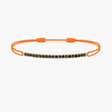 Black Diamond Bar Cord Bracelet