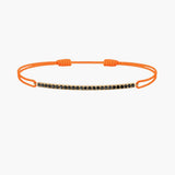 Black Diamond Bar Cord Bracelet