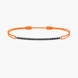 Black Diamond Bar Cord Bracelet