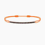 Black Diamond Bar Cord Bracelet