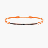 Black Diamond Bar Cord Bracelet