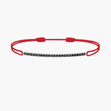 Black Diamond Bar Cord Bracelet
