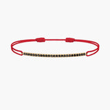 Black Diamond Bar Cord Bracelet