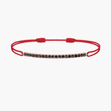 Black Diamond Bar Cord Bracelet