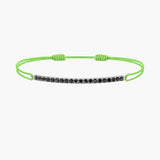 Black Diamond Bar Cord Bracelet