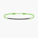 Black Diamond Bar Cord Bracelet