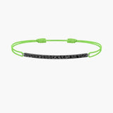 Black Diamond Bar Cord Bracelet