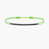 Black Diamond Bar Cord Bracelet
