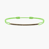 Black Diamond Bar Cord Bracelet